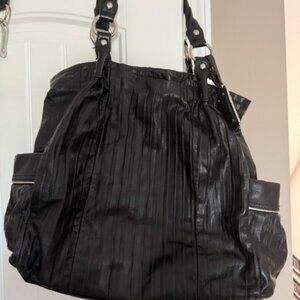 B. Makowsky Classic Black Shoulder Bag - Gently Used
